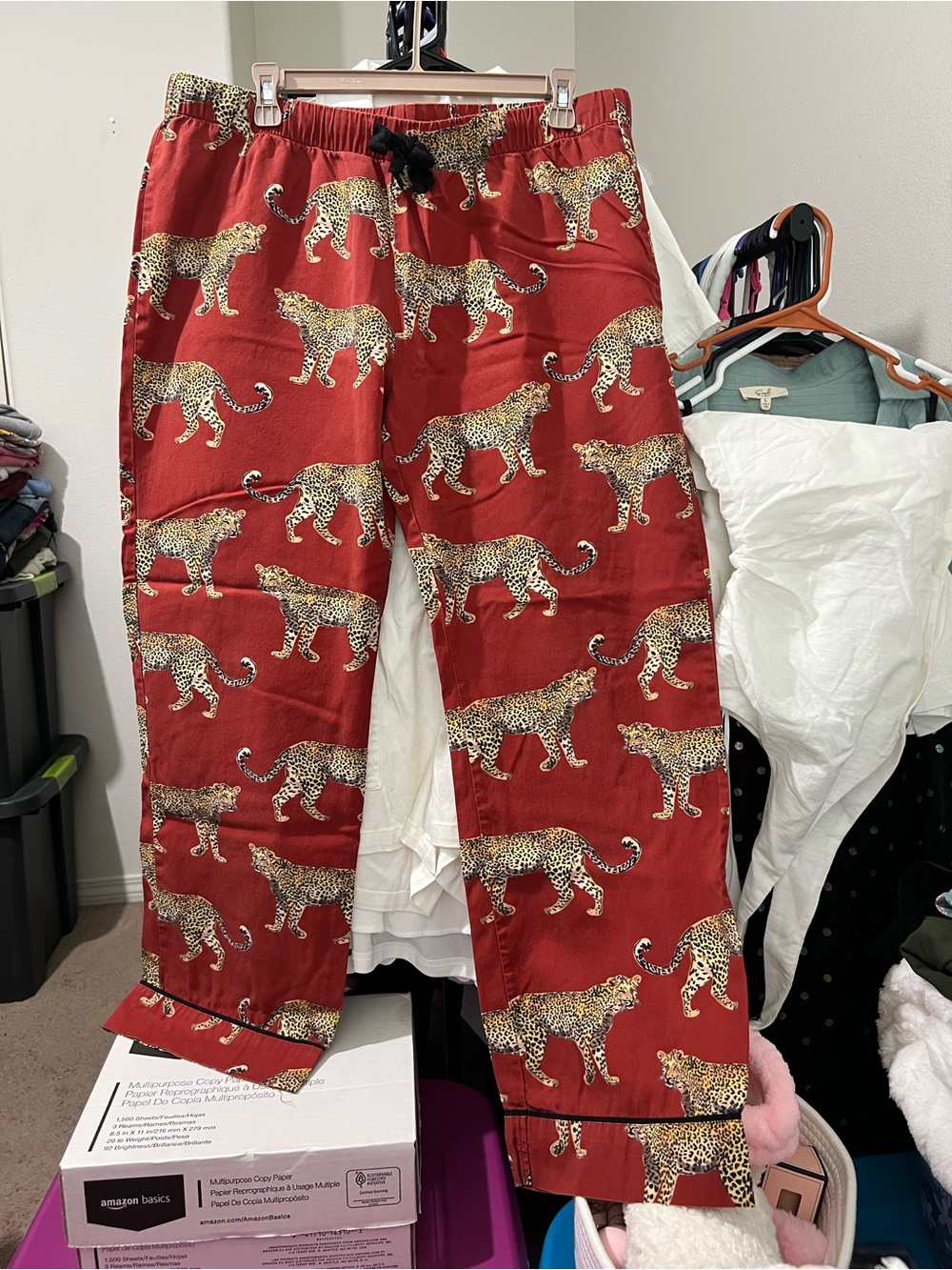 Katie Kime Cheetahs Pajama Pants